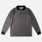 HOUND LS POLO : BROWN HOUNDSTOOTH