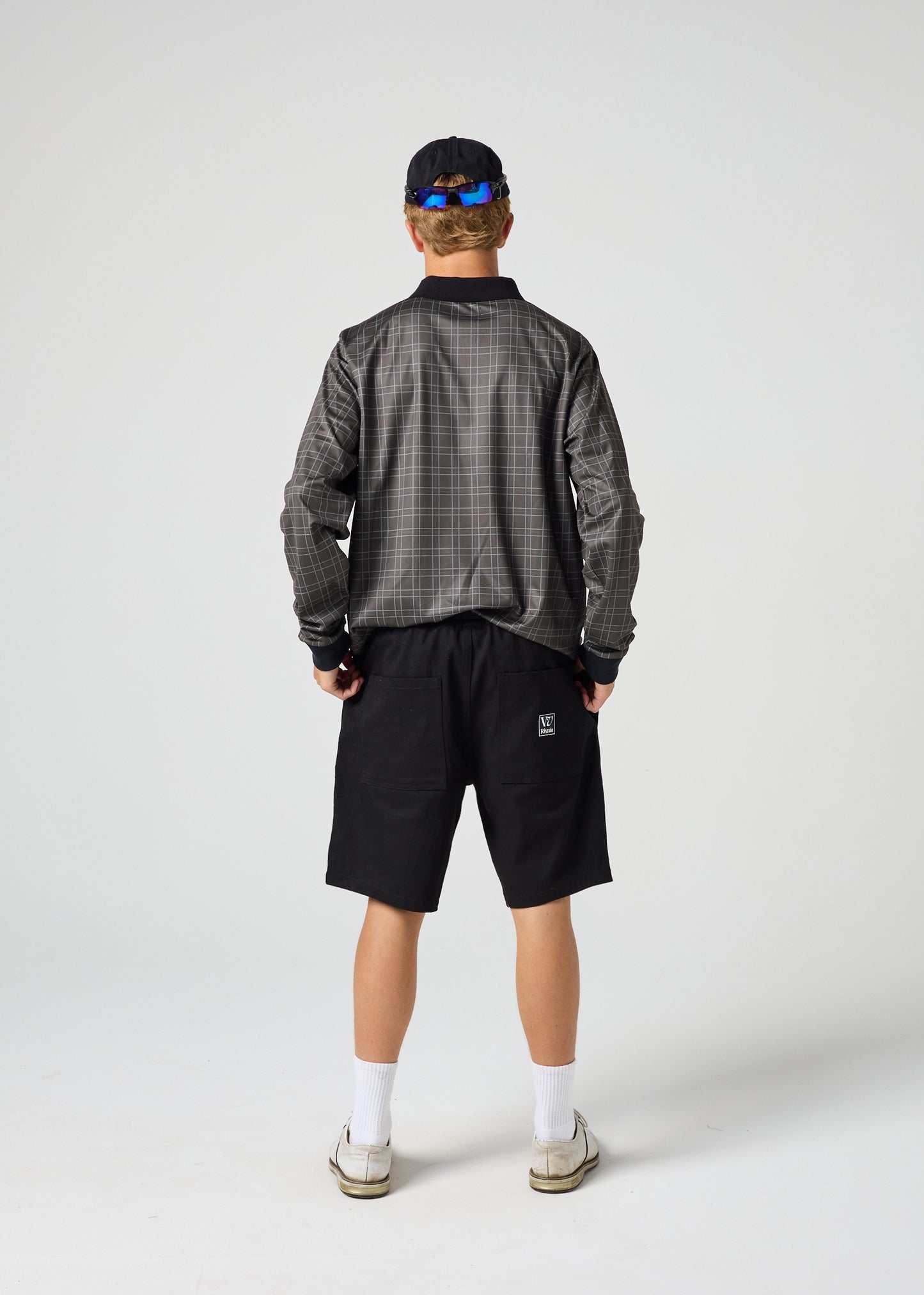 HOUND LS POLO : BROWN HOUNDSTOOTH