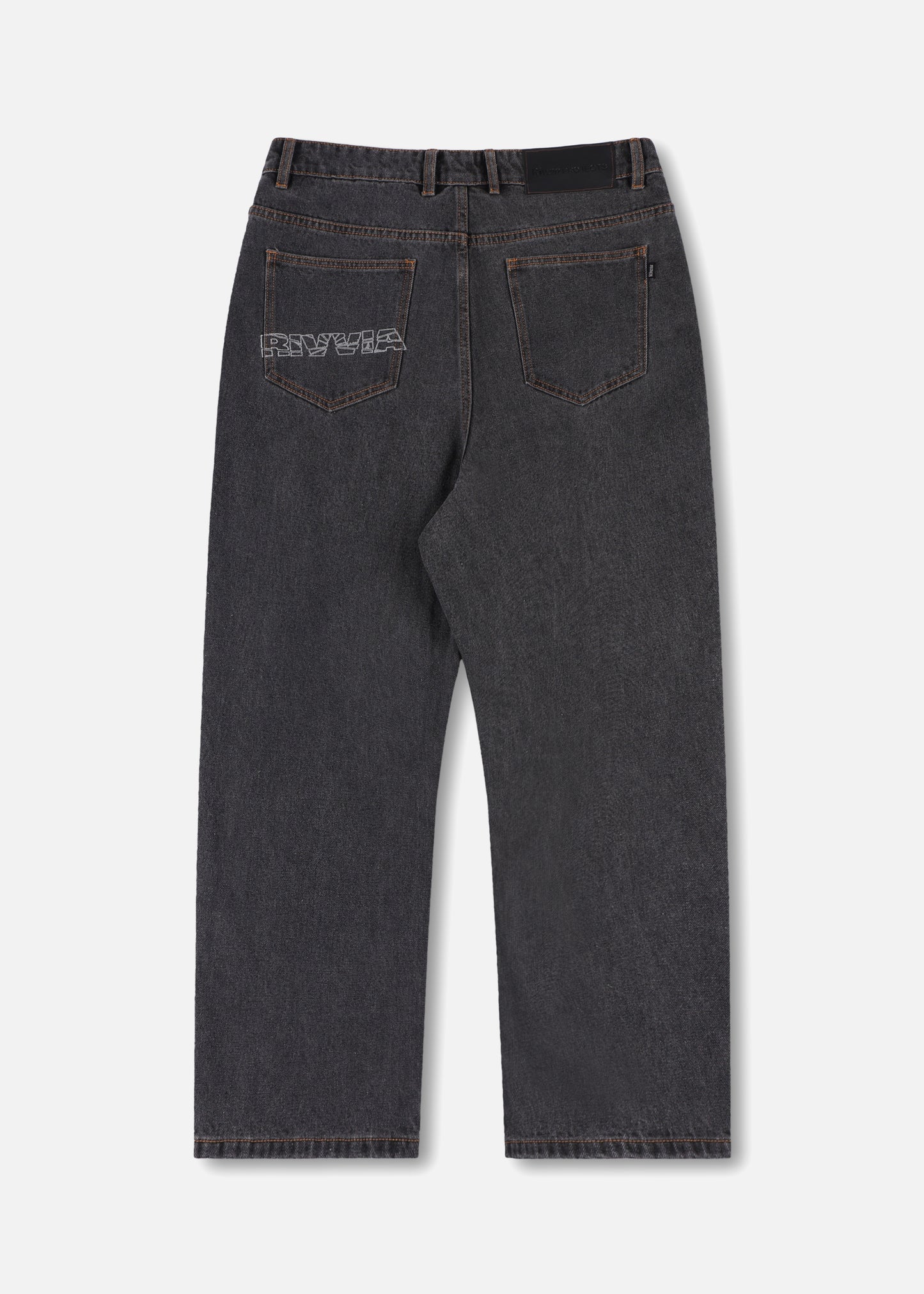 CAPITAL DENIM PANT : WORN BLACK