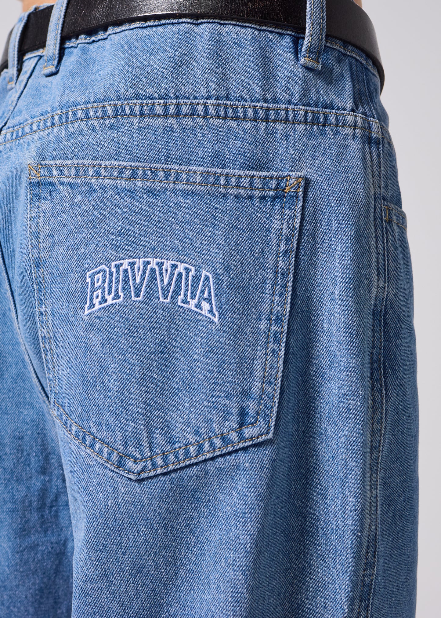 VV CLASS DENIM PANT : WORN BLUE