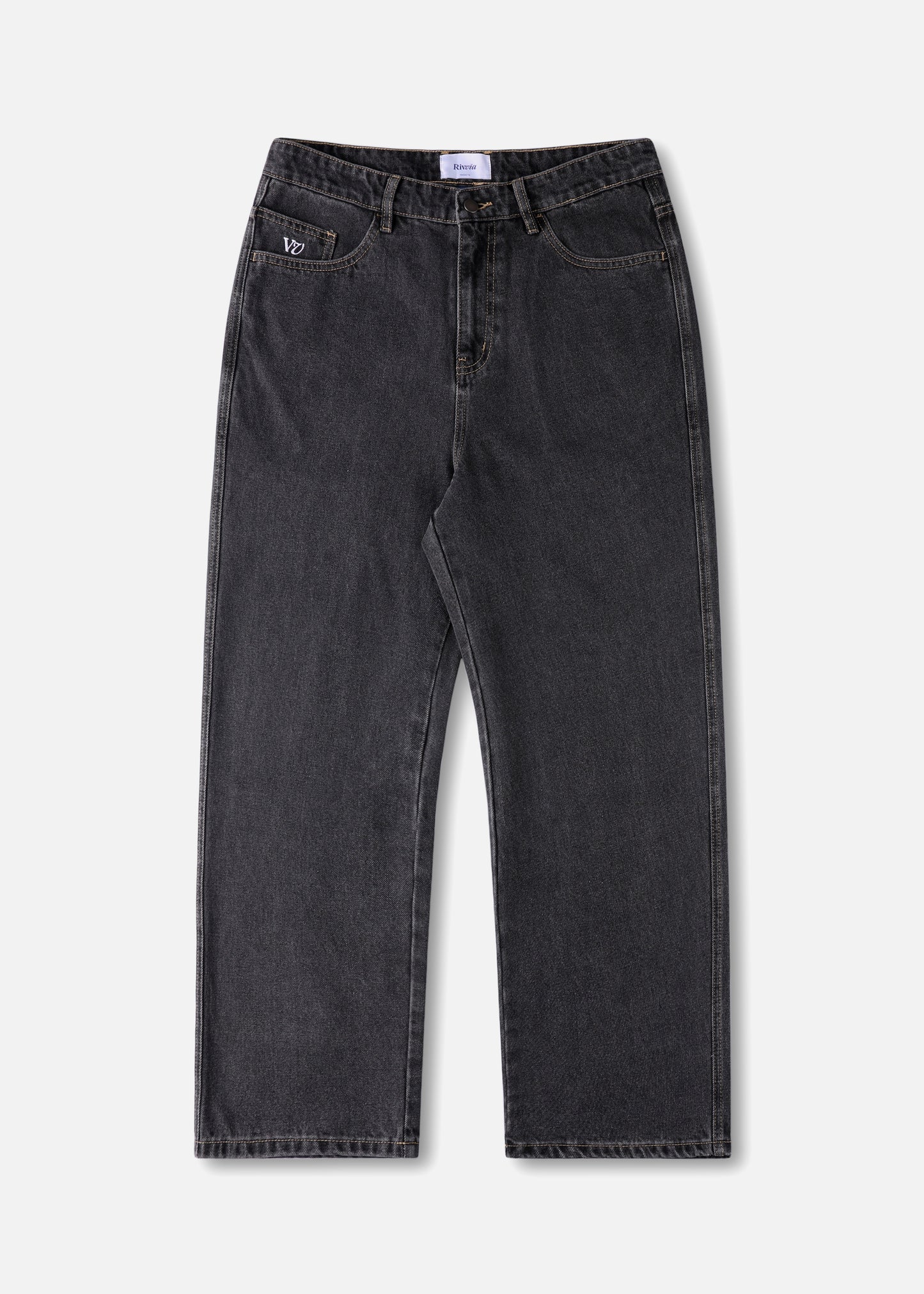 VV CLASS DENIM  : WORN BLACK