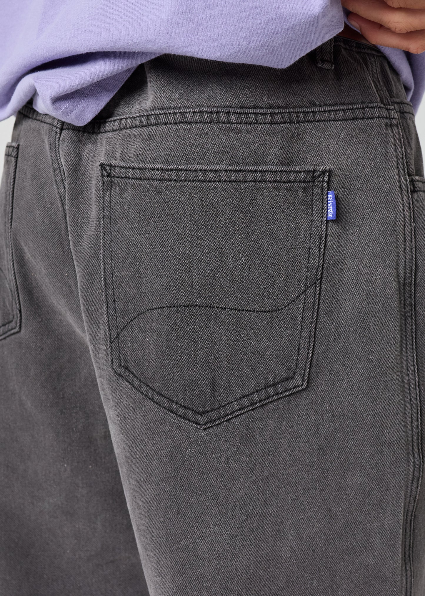 DAILY DENIM PANT : BLACK WASH