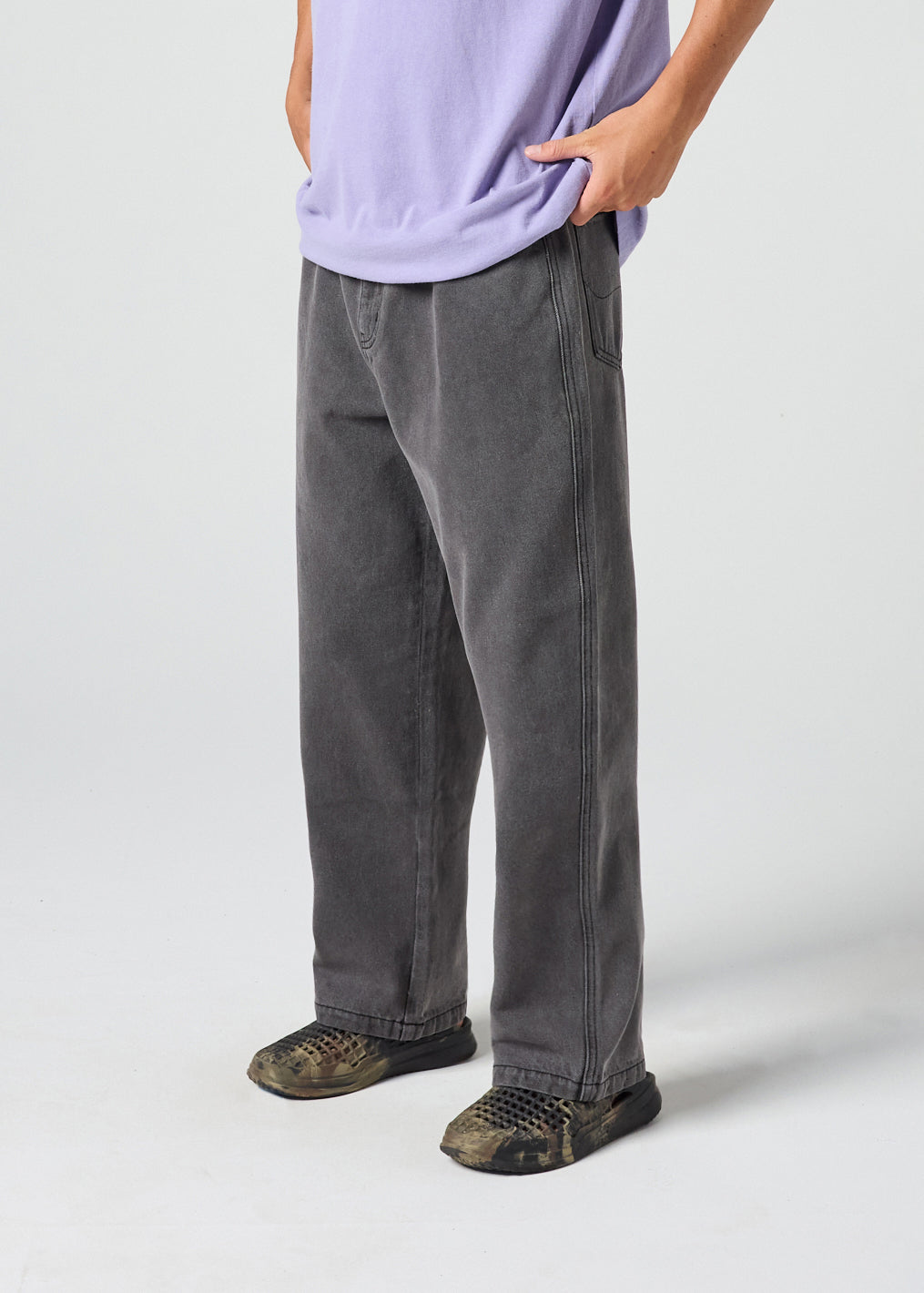 DAILY DENIM PANT : BLACK WASH