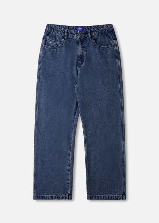 DAILY DENIM PANT : DARK BLUE WASH