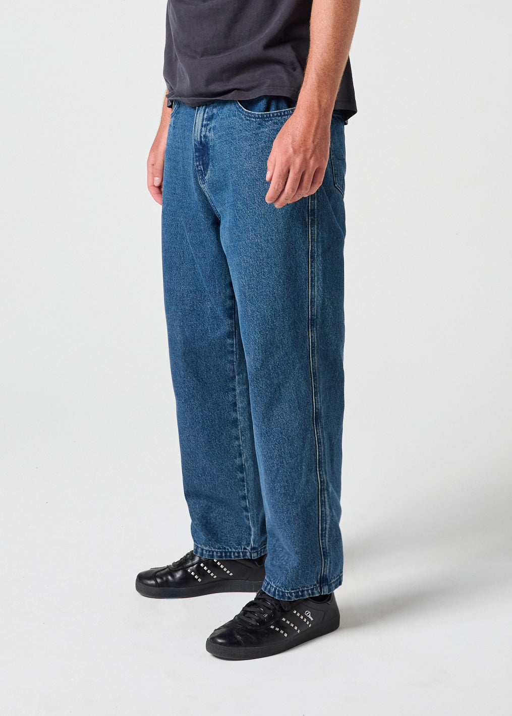 DAILY DENIM PANT : DARK BLUE WASH