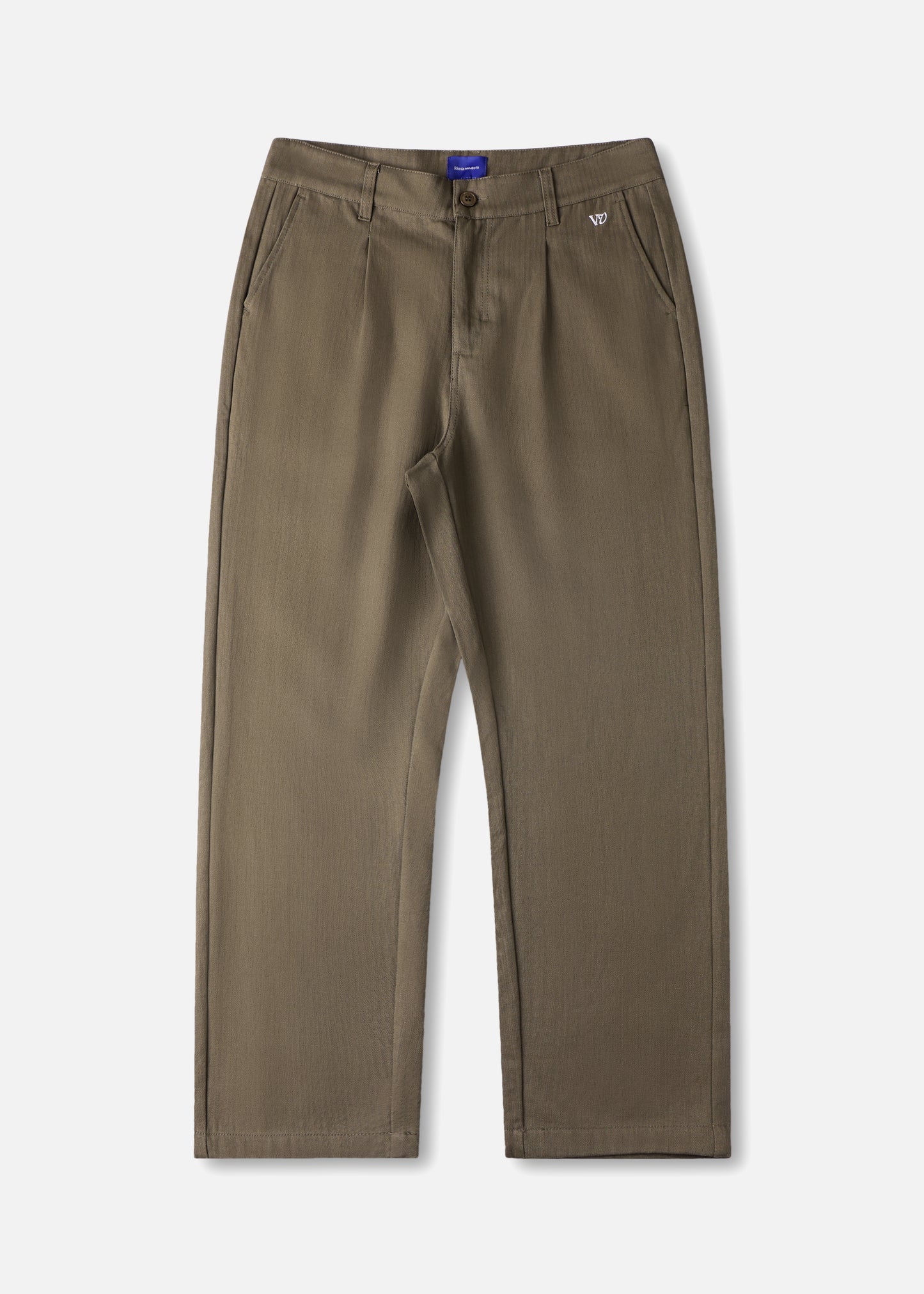 JW CHINO HERRINGBONE PANT : ARMY