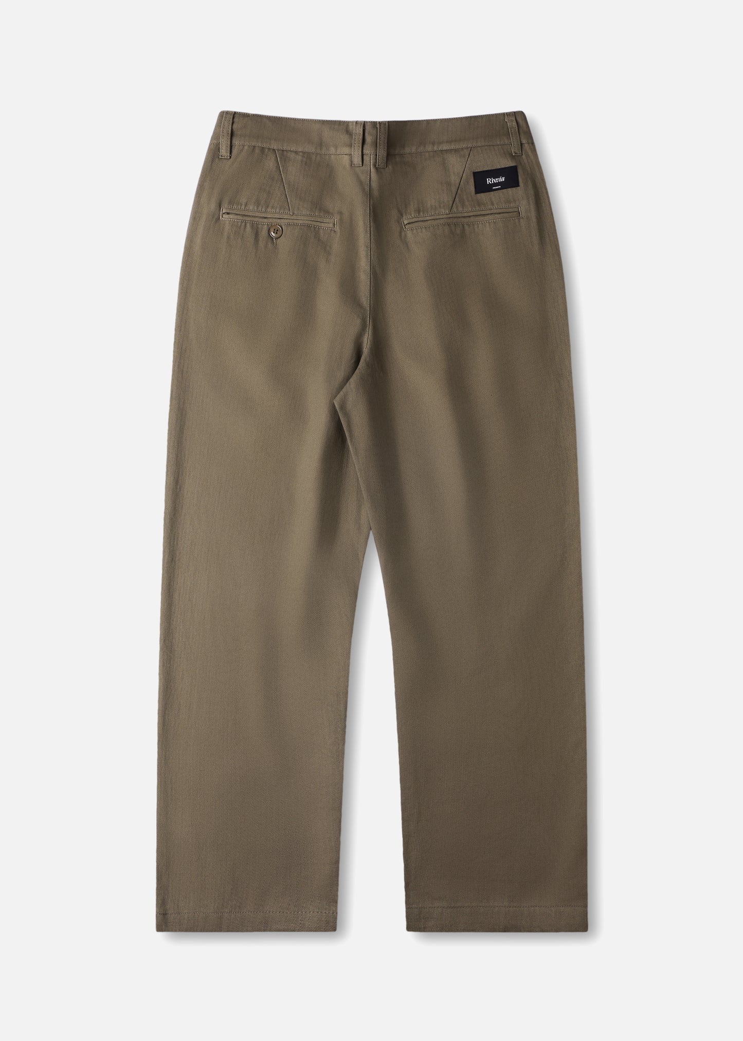 JW CHINO HERRINGBONE PANT : ARMY