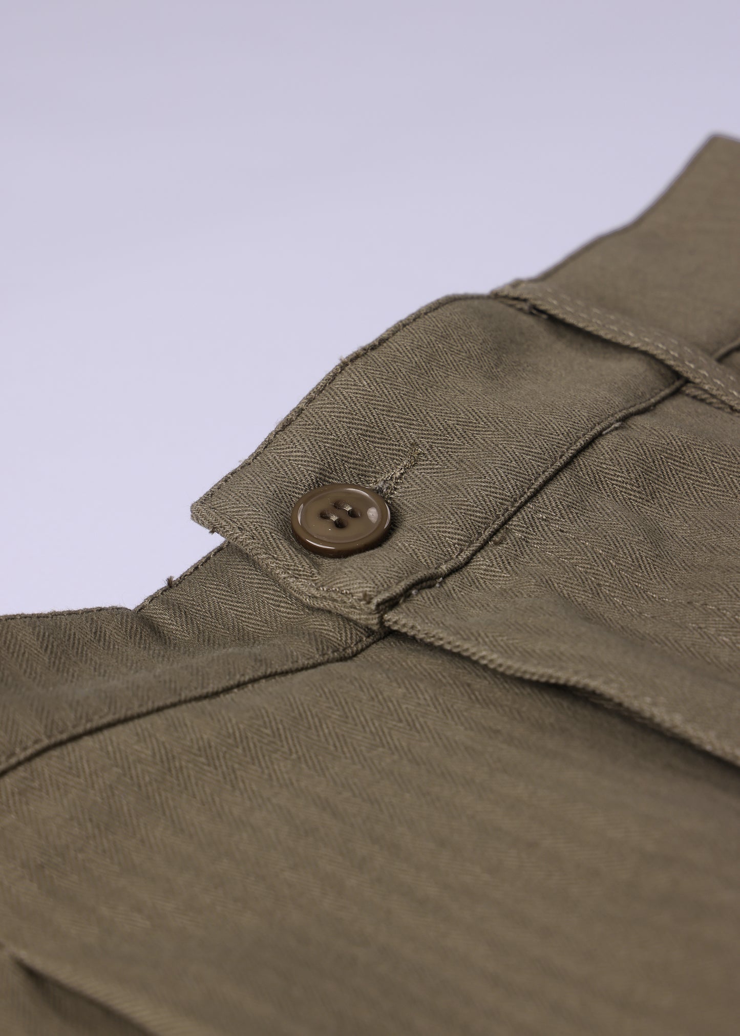 JW CHINO HERRINGBONE PANT : ARMY