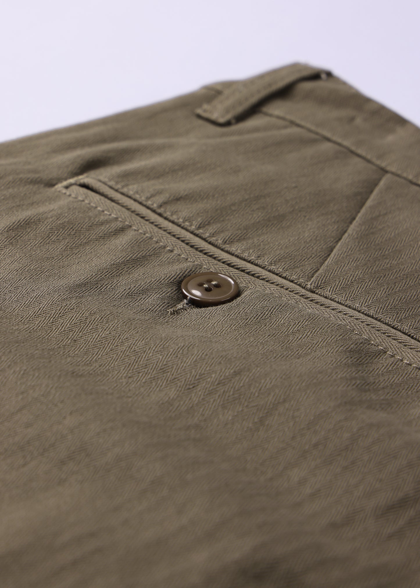 JW CHINO HERRINGBONE PANT : ARMY