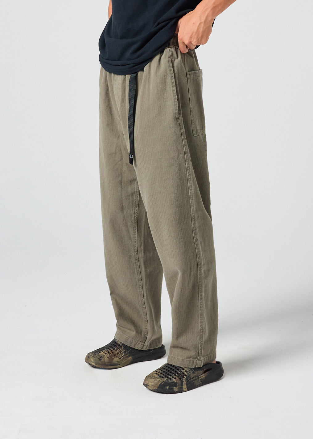 PROJECT WASHED PANT : ARMY