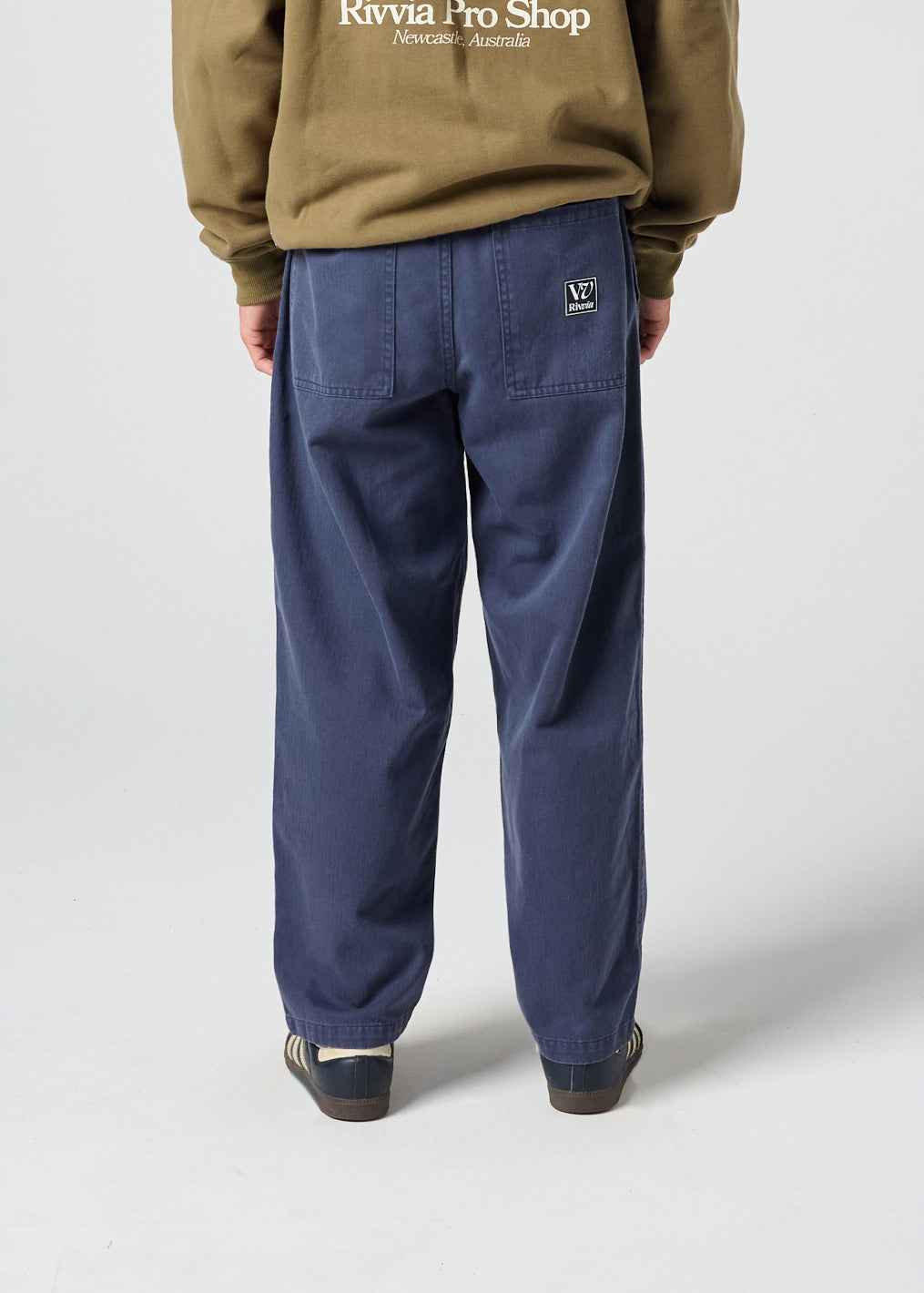 PROJECT WASHED PANT : NAVY