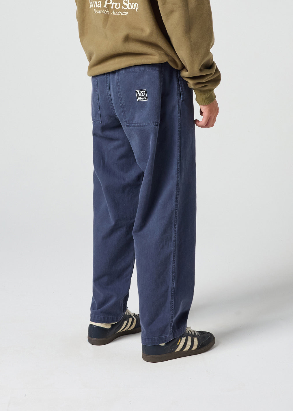 PROJECT WASHED PANT : NAVY