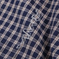 UNCOMMON CHECK SS SHIRT : BLUE