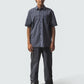 UNCOMMON CHECK SS SHIRT : BLUE