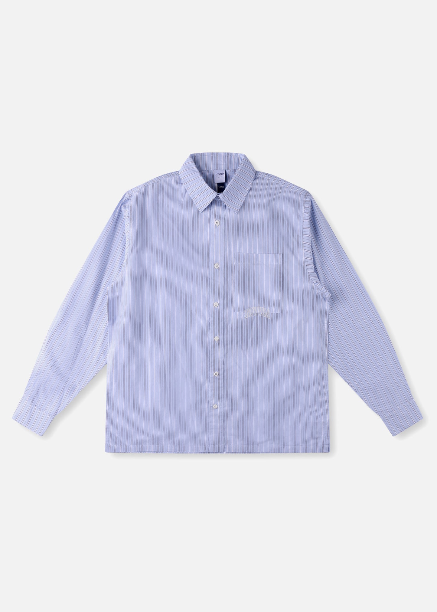 VV CLASS LS SHIRT : BLUE WHITE