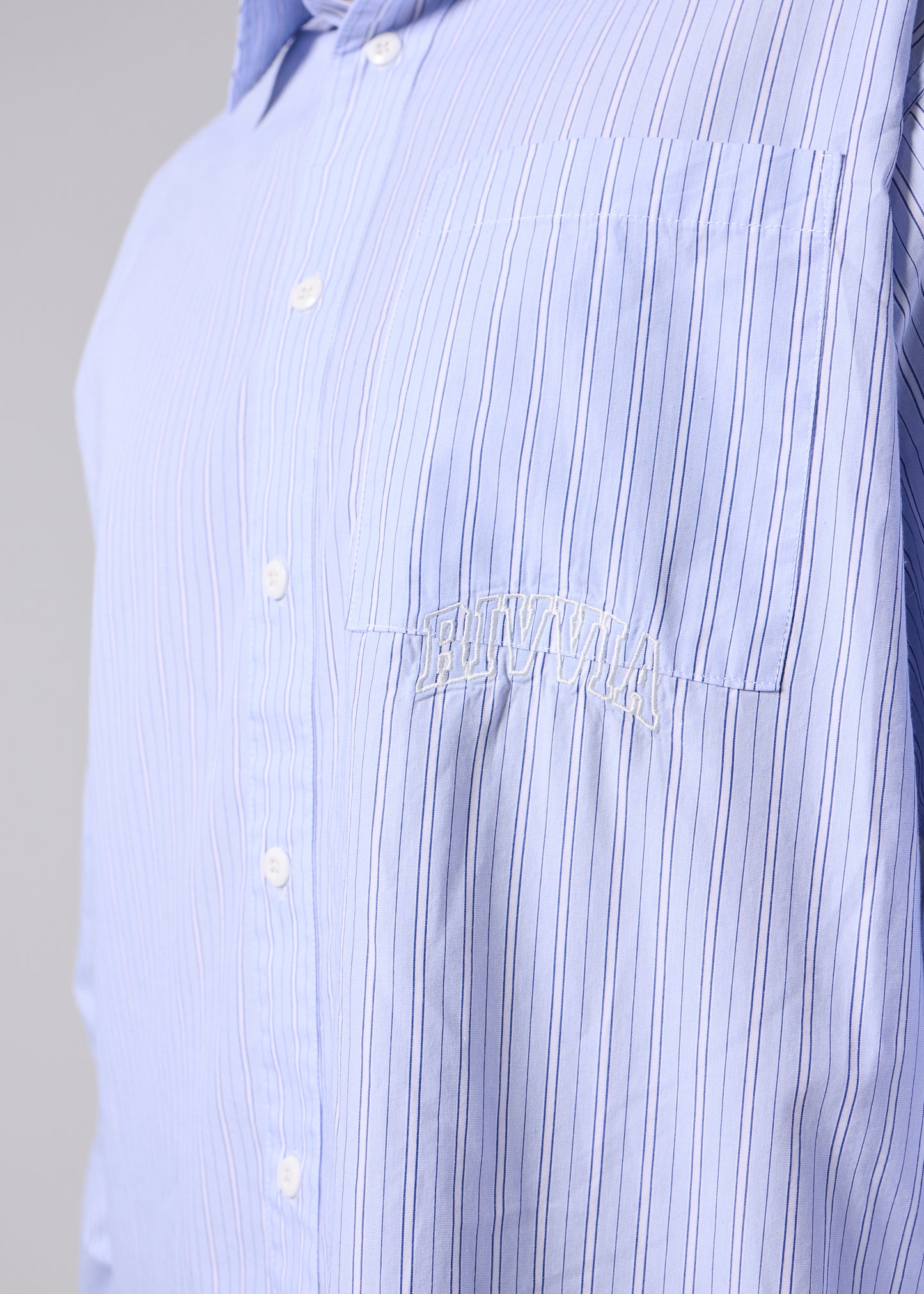VV CLASS LS SHIRT : BLUE WHITE
