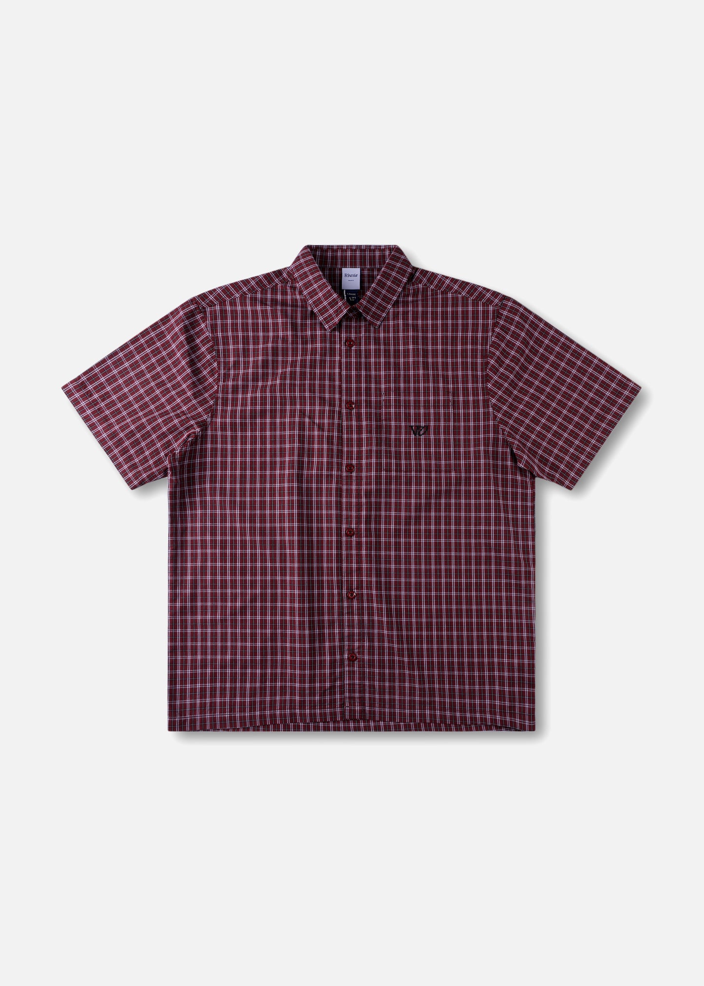 VV CHECK SHIRT : MAROON