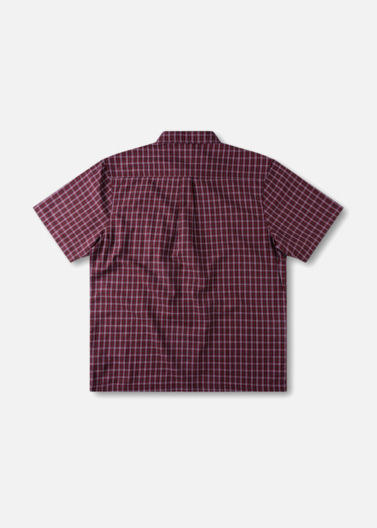 VV CHECK SHIRT : MAROON