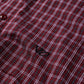 VV CHECK SHIRT : MAROON