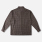 PLAID OFF TRACK SHIRT : BROWN