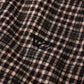PLAID OFF TRACK SHIRT : BROWN