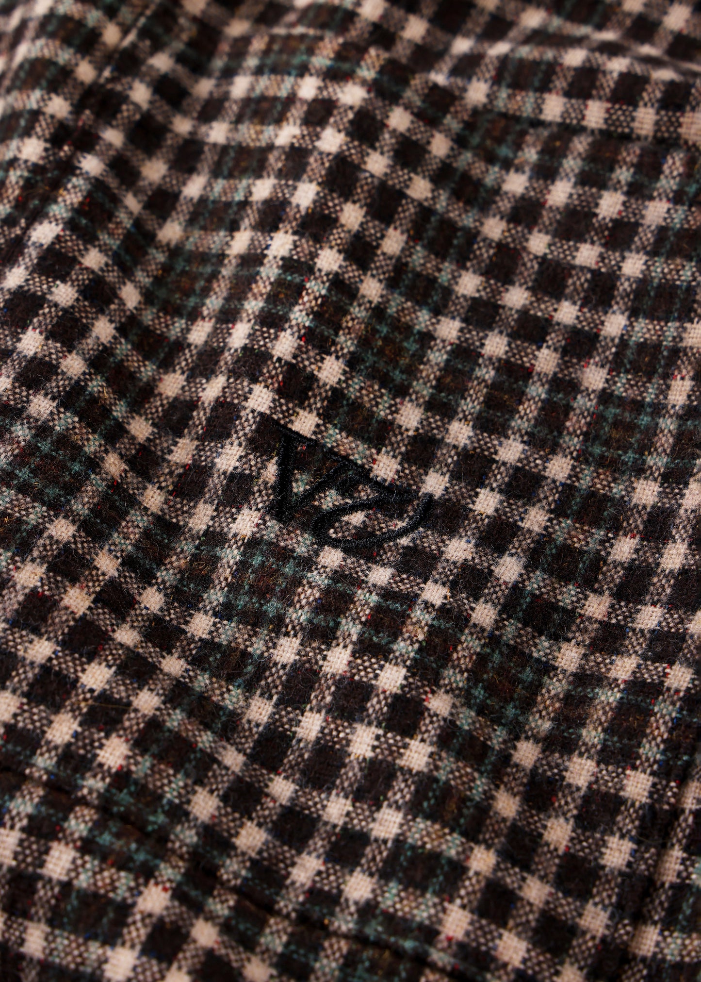 PLAID OFF TRACK SHIRT : BROWN