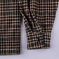 PLAID OFF TRACK SHIRT : BROWN