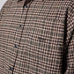 PLAID OFF TRACK SHIRT : BROWN