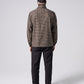PLAID OFF TRACK SHIRT : BROWN