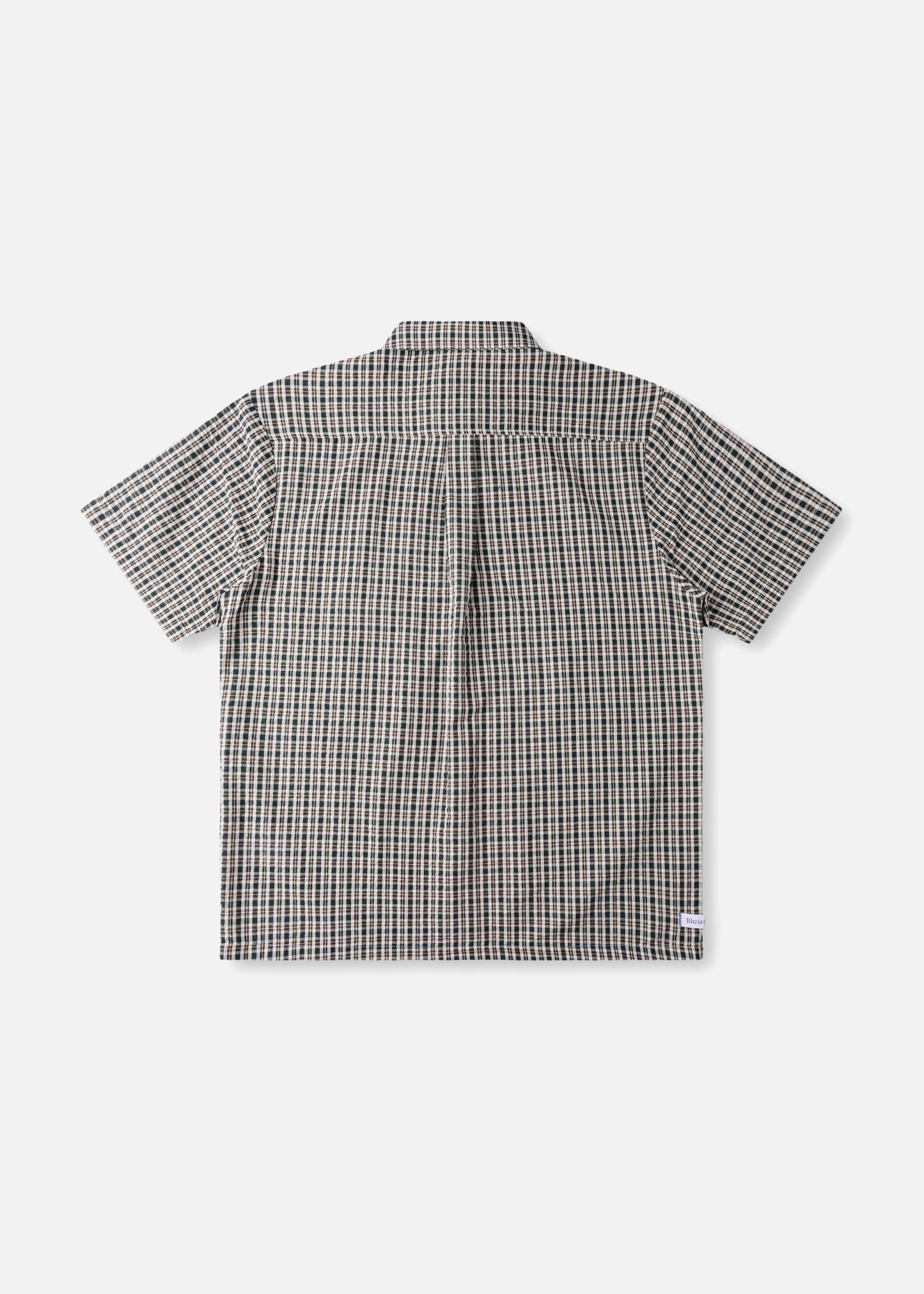 BOX LOGO SS SHIRT : GREEN CHECK
