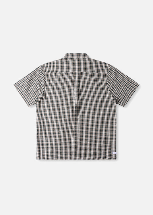 BOX LOGO SS SHIRT : GREEN CHECK