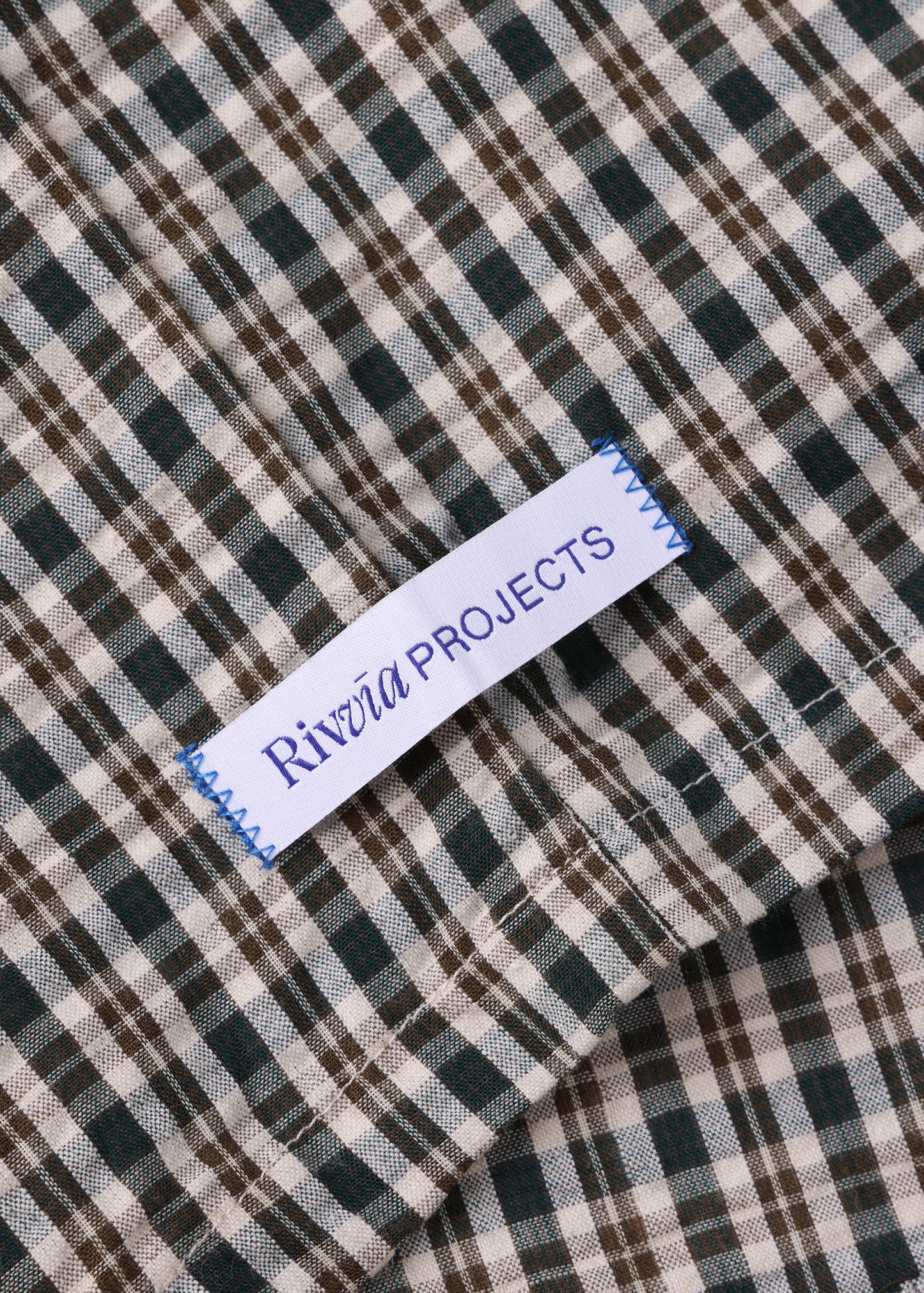 BOX LOGO SS SHIRT : GREEN CHECK