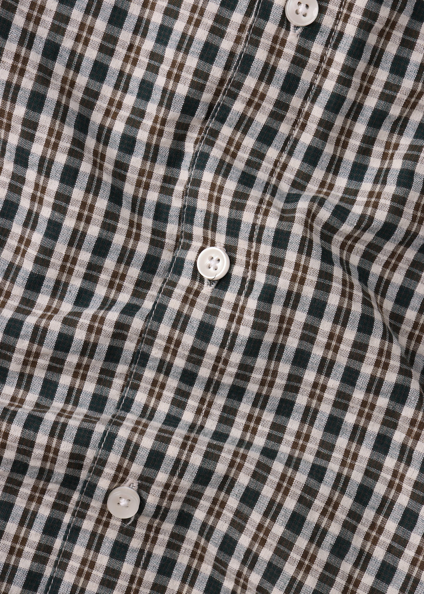 BOX LOGO SS SHIRT : GREEN CHECK