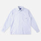 DAILY STRIPE LS SHIRT : BLUE WHITE