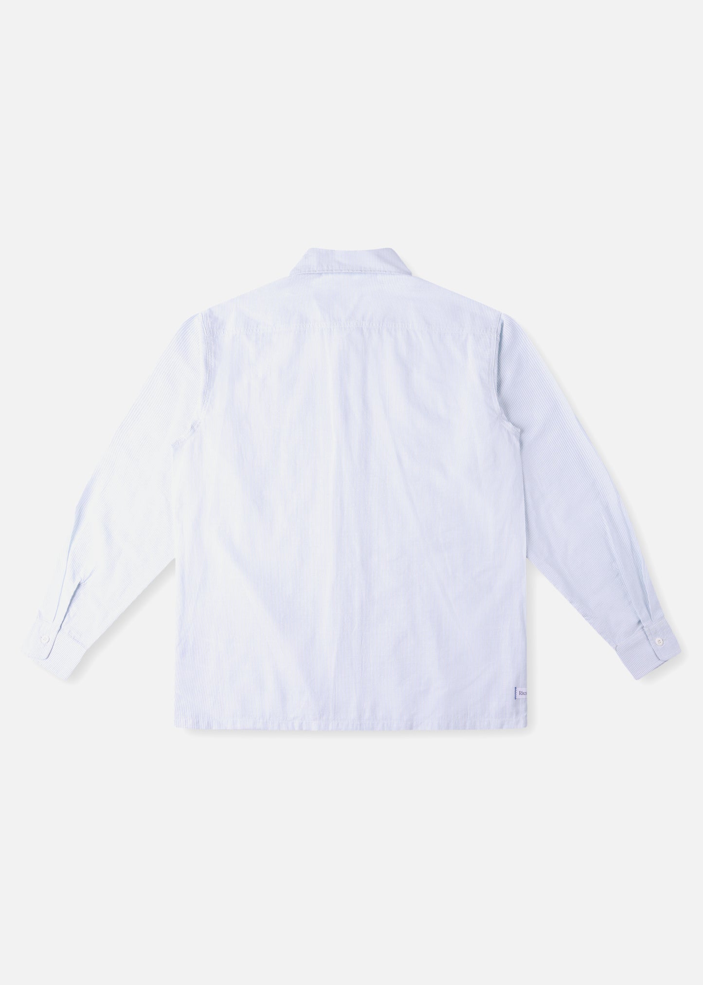 DAILY STRIPE LS SHIRT : BLUE WHITE