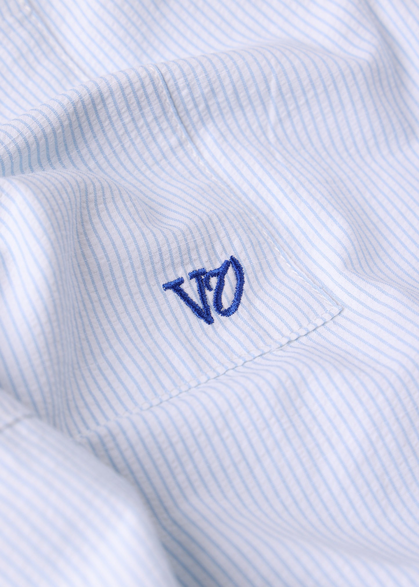 DAILY STRIPE LS SHIRT : BLUE WHITE