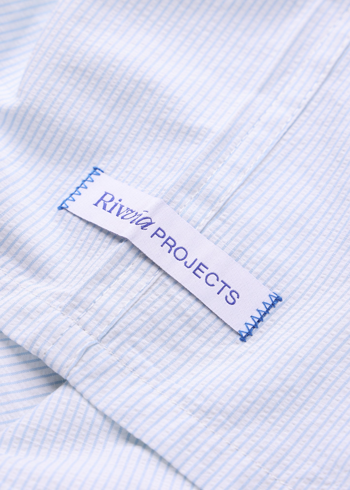 DAILY STRIPE LS SHIRT : BLUE WHITE