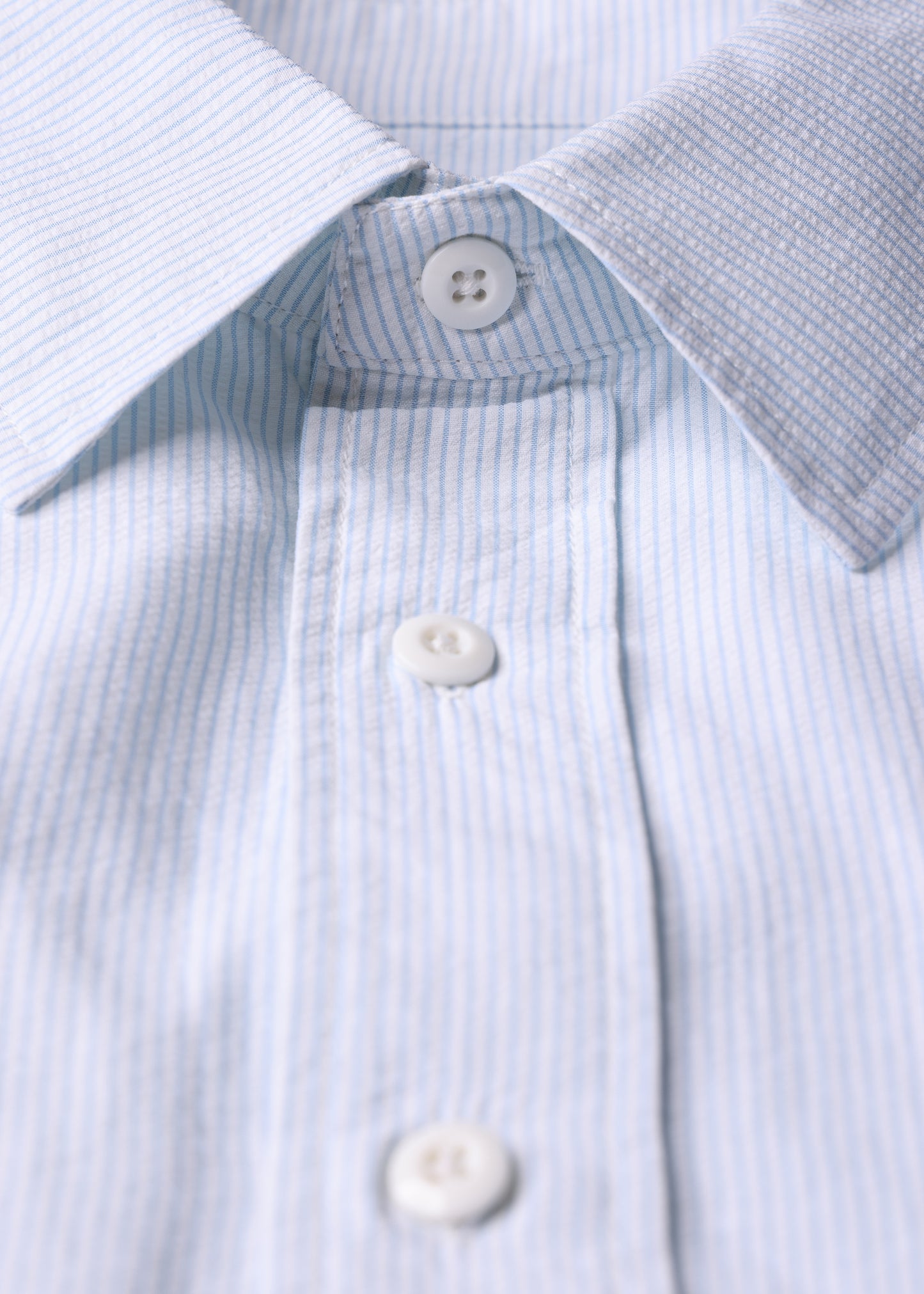 DAILY STRIPE LS SHIRT : BLUE WHITE