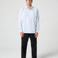 DAILY STRIPE LS SHIRT : BLUE WHITE