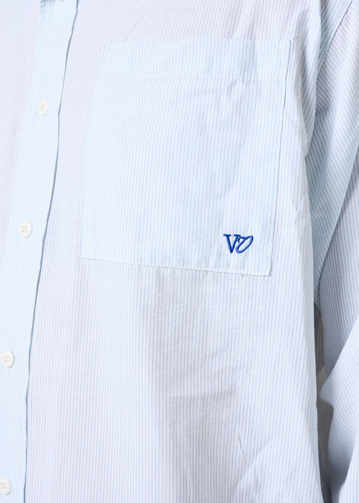 DAILY STRIPE LS SHIRT : BLUE WHITE