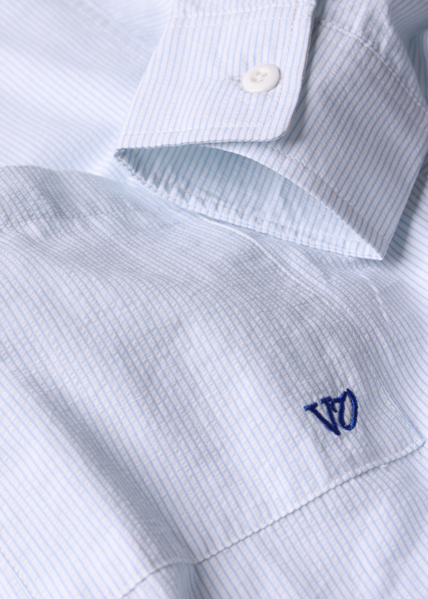 DAILY STRIPE LS SHIRT : BLUE WHITE