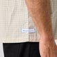 OPEN MIND CHECK SS SHIRT : BEIGE CHECK