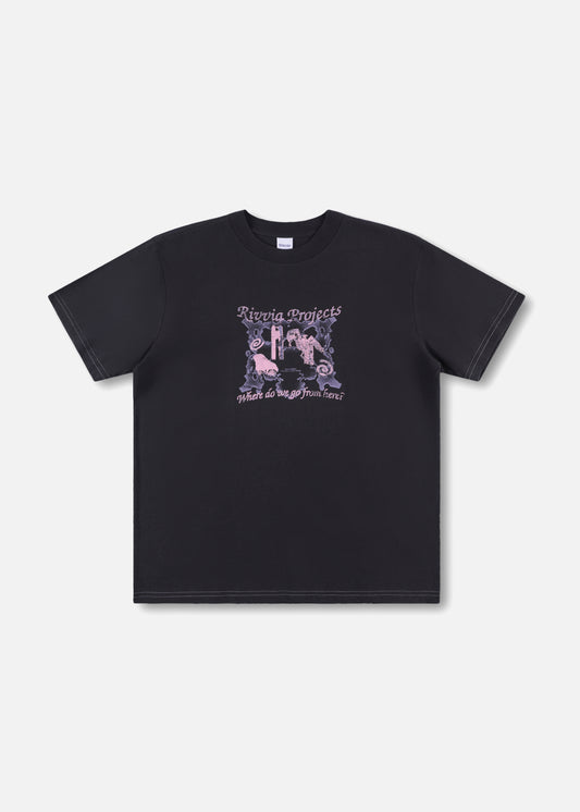 BOARDER T-SHIRT : PIGMENT BLACK