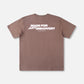 TESTIMONY T-SHIRT : BROWN