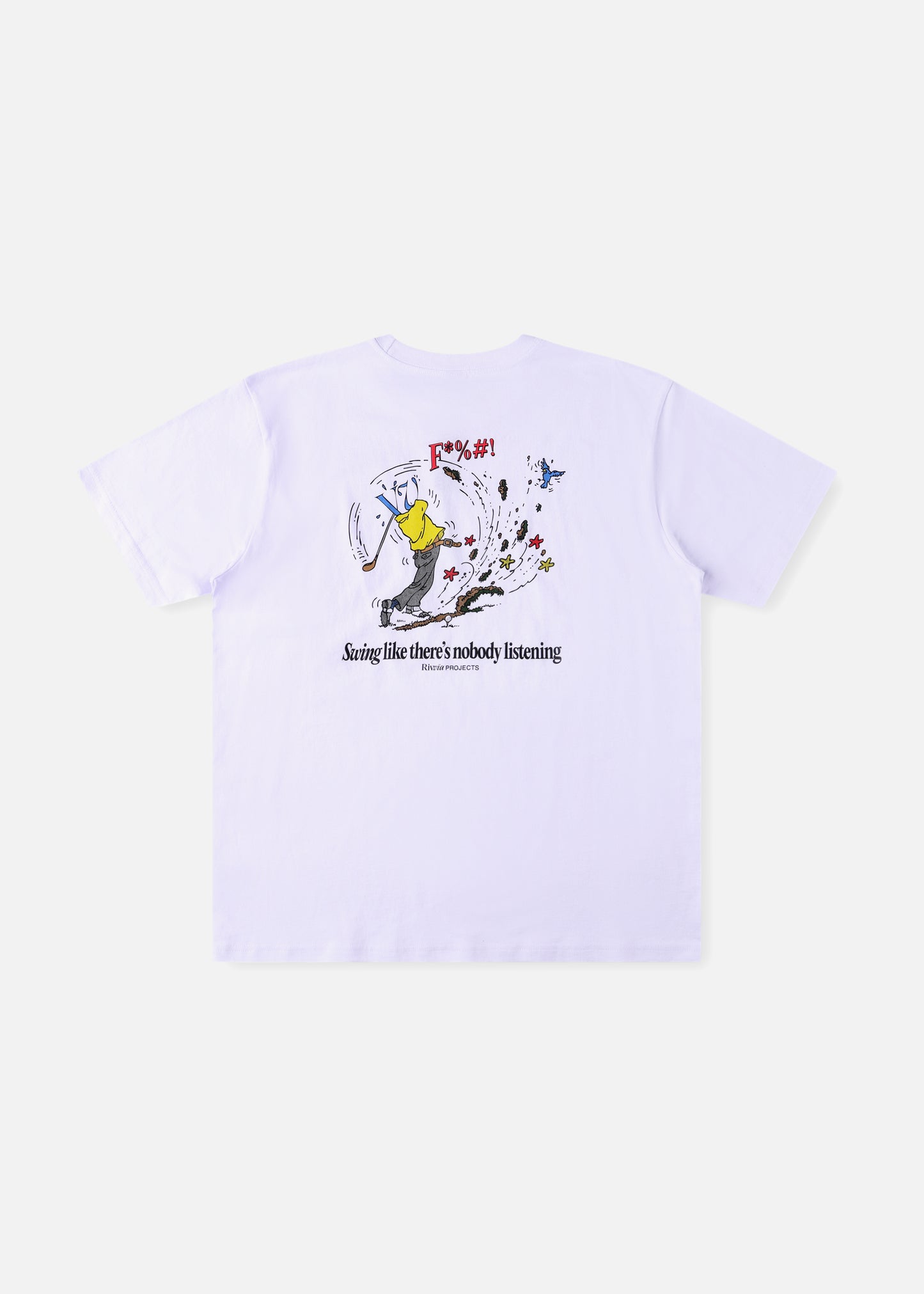 NOBODY LISTENING T-SHIRT : WHITE