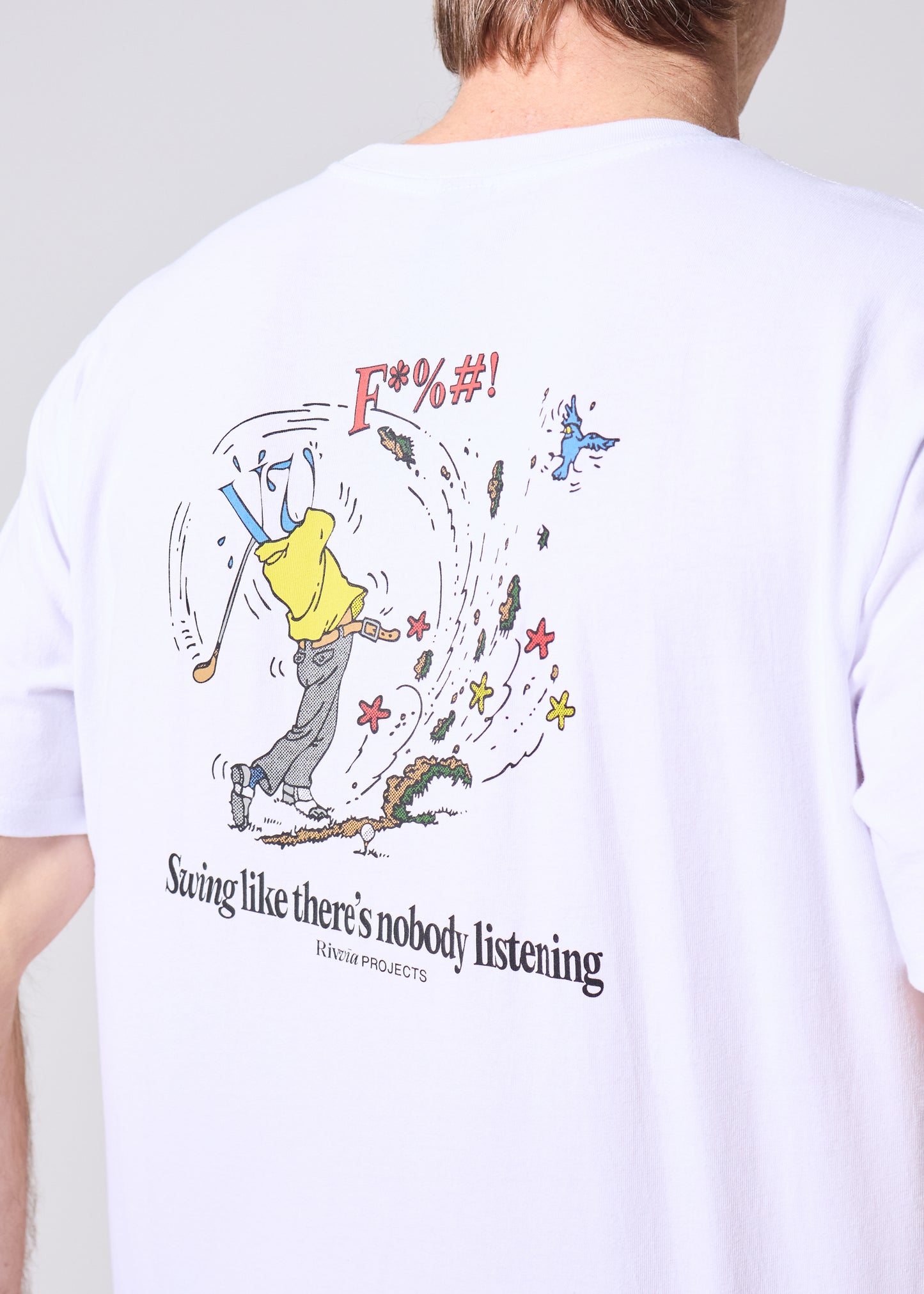 NOBODY LISTENING T-SHIRT : WHITE