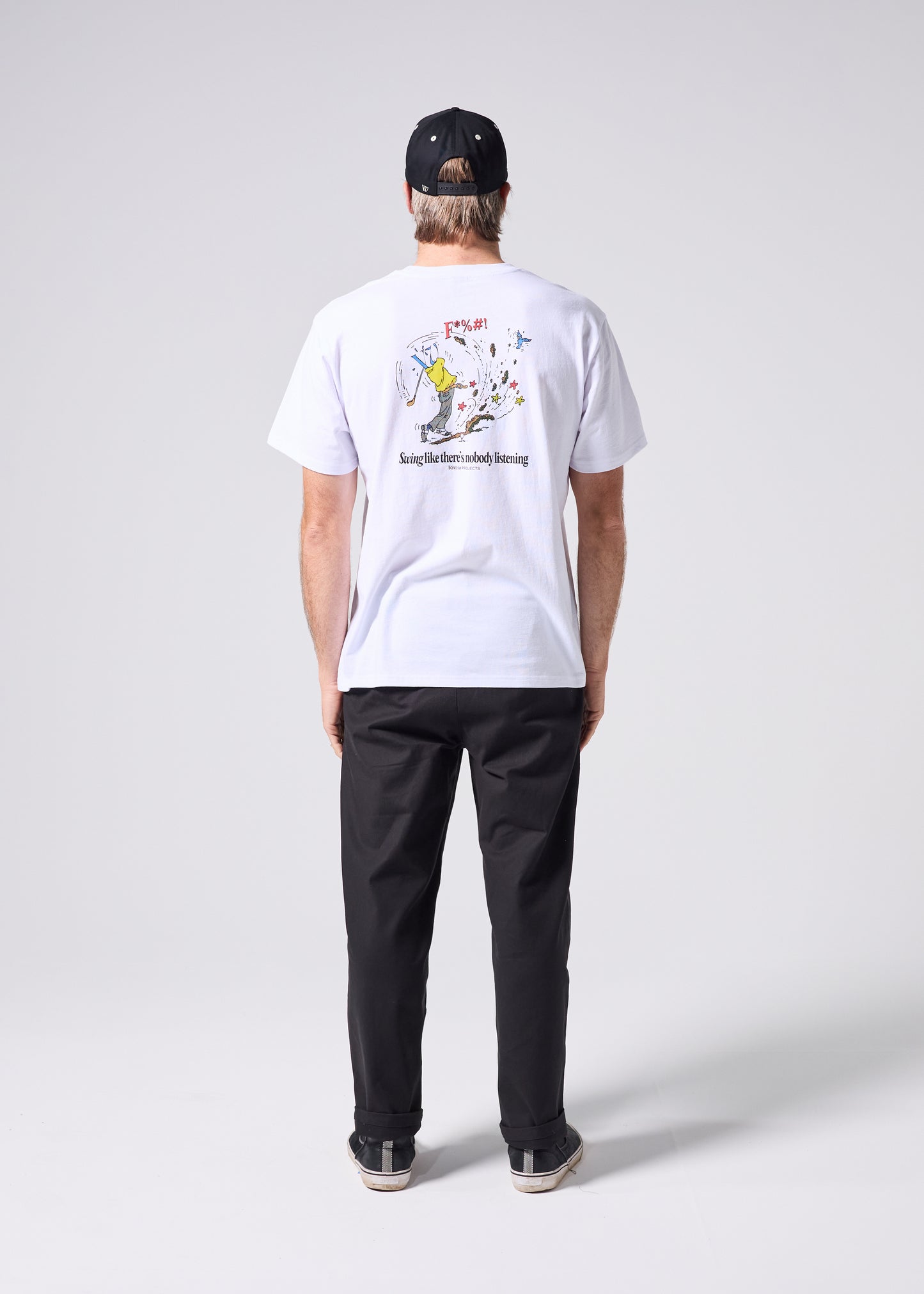 NOBODY LISTENING T-SHIRT : WHITE