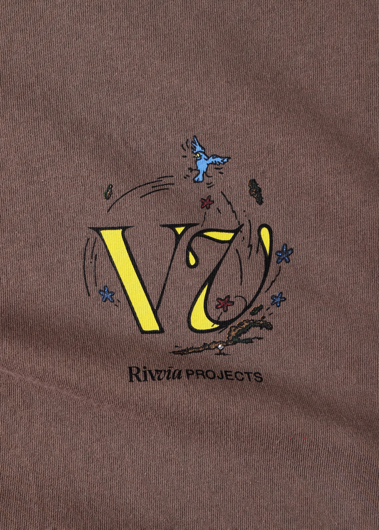 NOBODY LISTENING T-SHIRT : WASHED BROWN