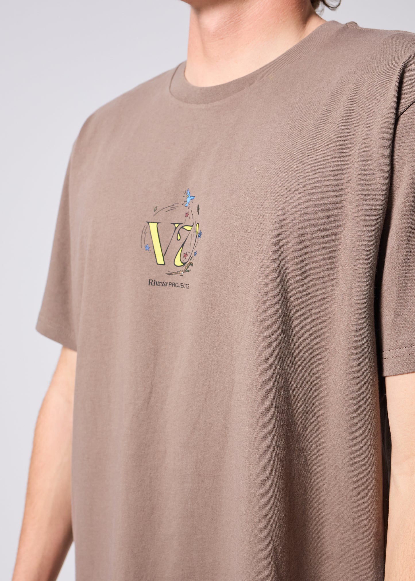 NOBODY LISTENING T-SHIRT : WASHED BROWN