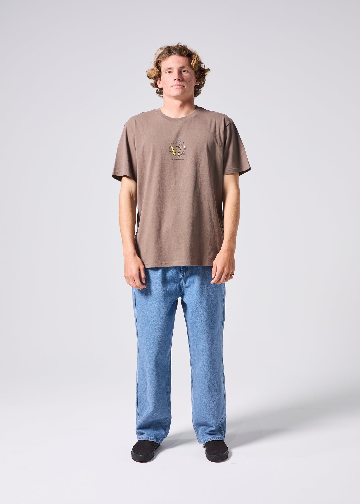 NOBODY LISTENING T-SHIRT : WASHED BROWN